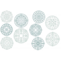 Stickserie - Wintertime Mandalas